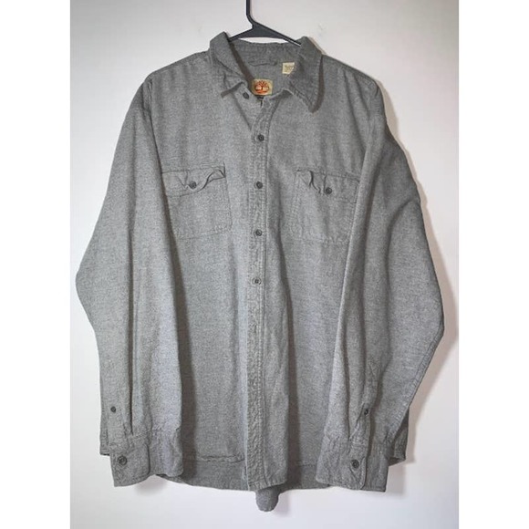 Timberland 100% Cotton Long Sleeve Button Down Shirt Timberland - Picture 1 of 3